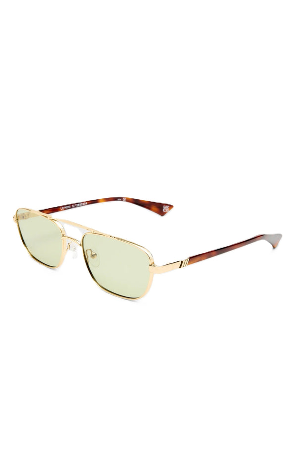 LE SPECS Unisex Le Mimi Gold Aviator Sunglasses