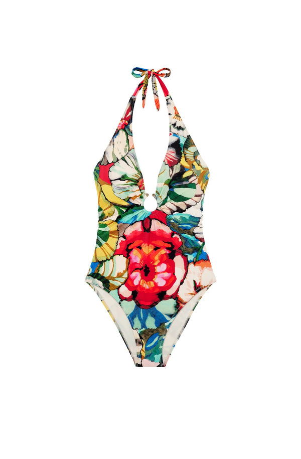 PAIN de SUCRE Women Leven Flower with Jewels Swimsuit