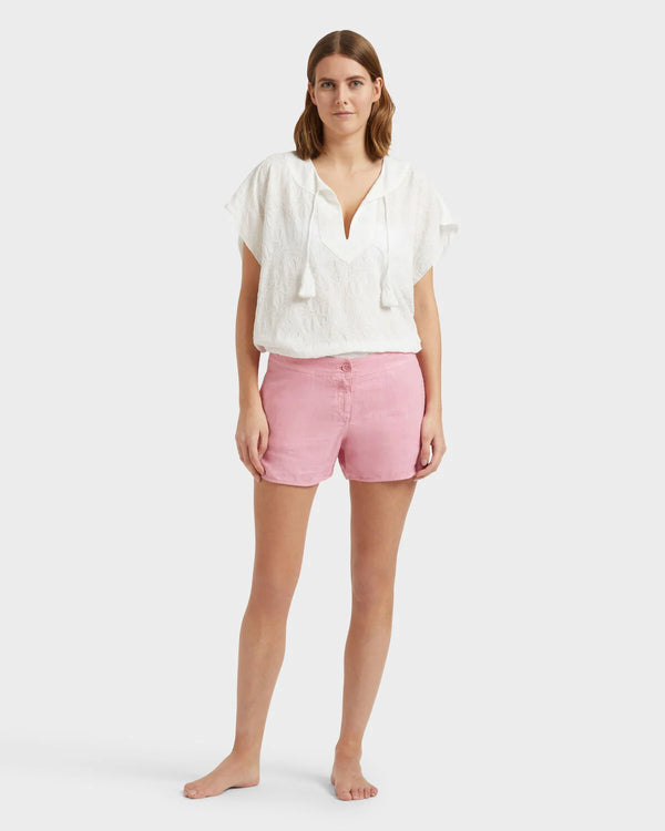 VILEBREQUIN Women Linen Bermuda Shorts