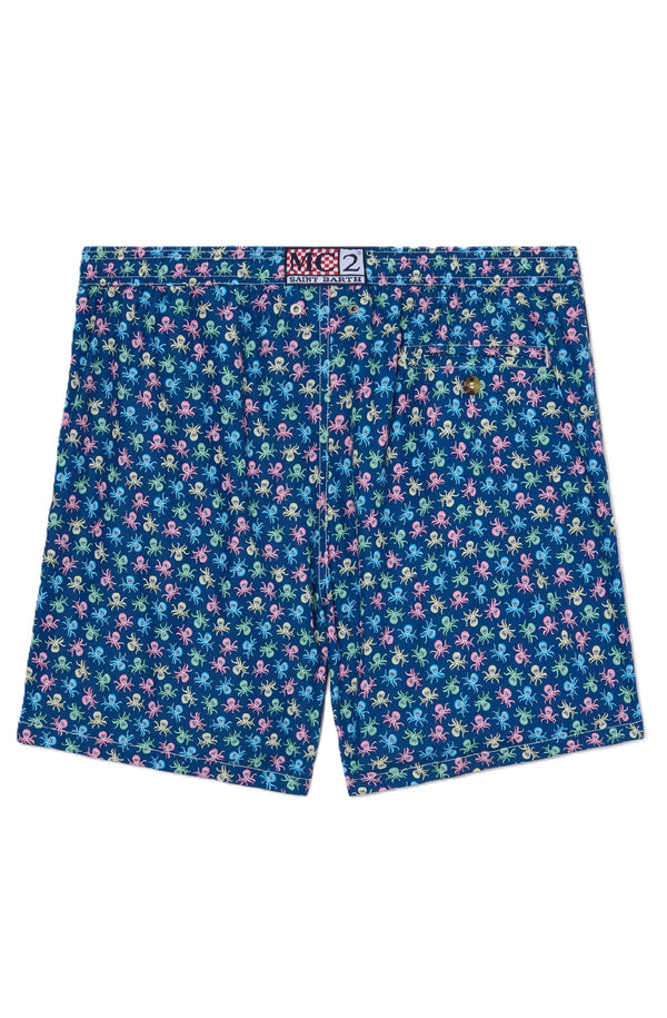 MC2 SAINT BARTH Men Lightweight Swim Shorts Lighting Micro Fantasy Octopus