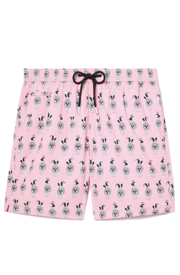 MC2 SAINT BARTH Men Lightweight Swim Shorts Lighting Micro Fantasy Panda Watch