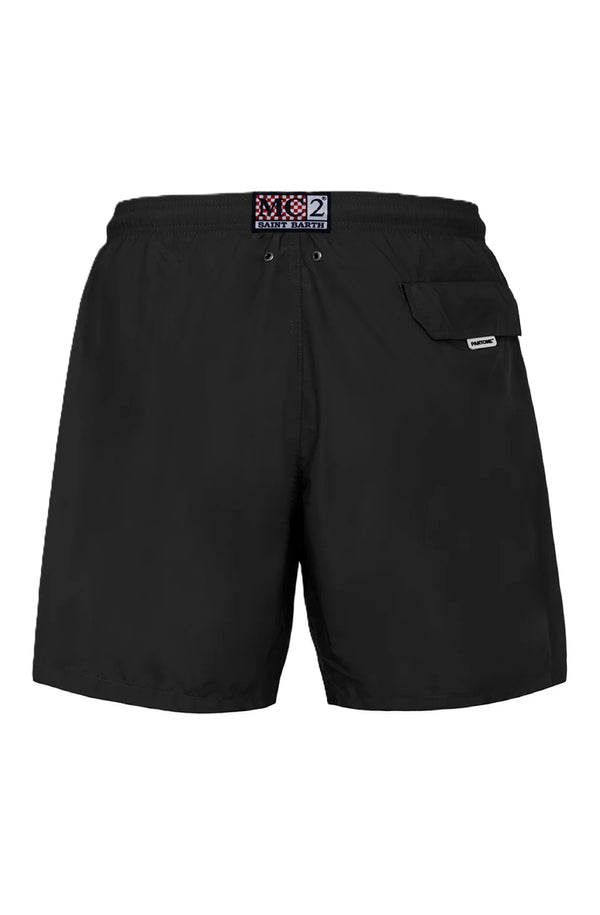 MC2 SAINT BARTH Men Swim Shorts Light Weight Fabric Solid Color