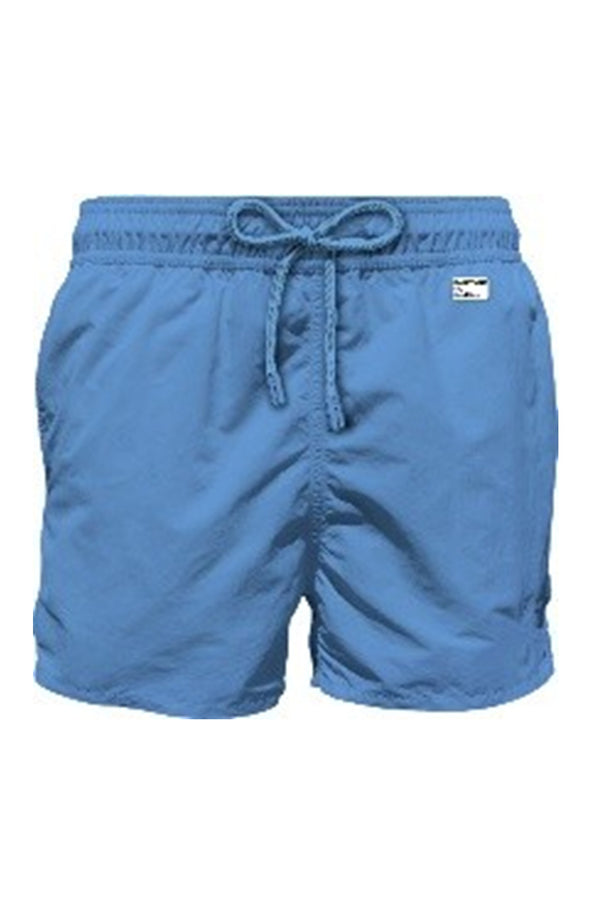 MC2 SAINT BARTH Men Lightweight Swim Shorts Lighting Pantone Cloud Blue