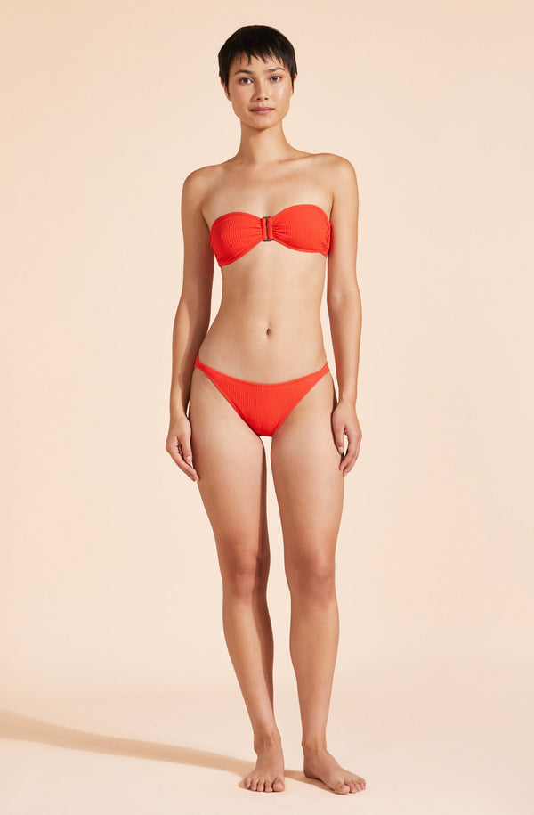 VILEEBREQUIN Women Mini Brief Bikini Bottom Jacquard Vichy