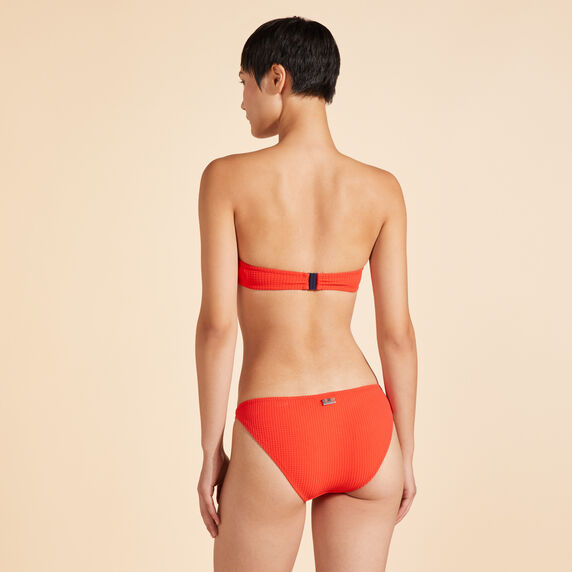 VILEEBREQUIN Women Mini Brief Bikini Bottom Jacquard Vichy