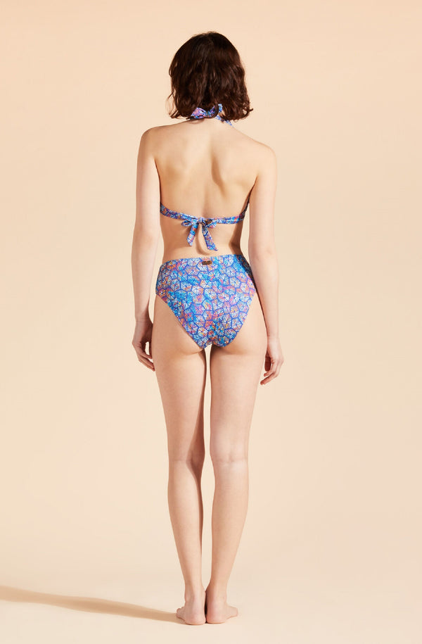 VILEBREQUIN Women Round Neckline Bikini Top Carpaces Multicolored