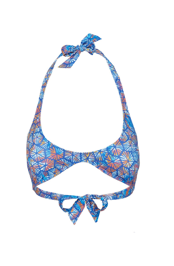 VILEBREQUIN Women Round Neckline Bikini Top Carpaces Multicolored