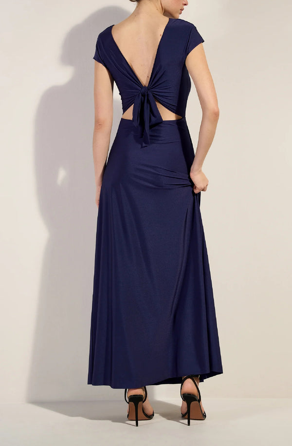 PAIN de SUCRE Women Lil Navy Short Sleeve Maxi Dress