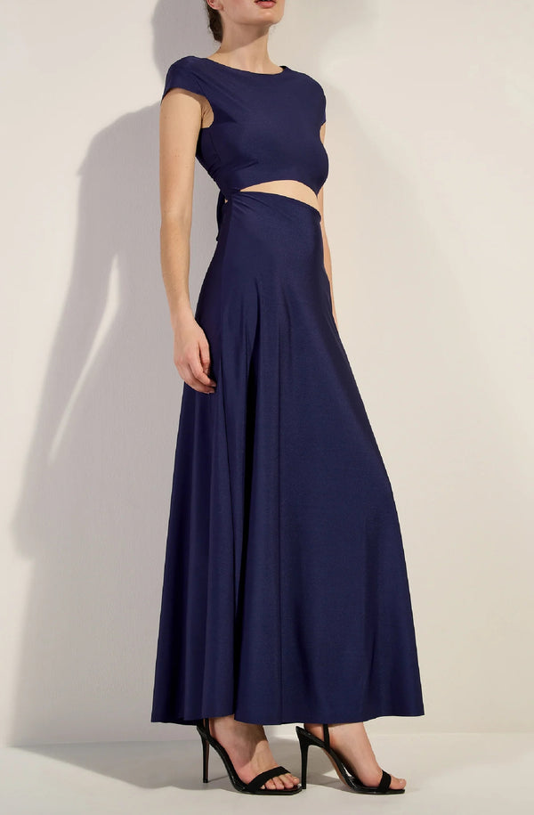 PAIN de SUCRE Women Lil Navy Short Sleeve Maxi Dress