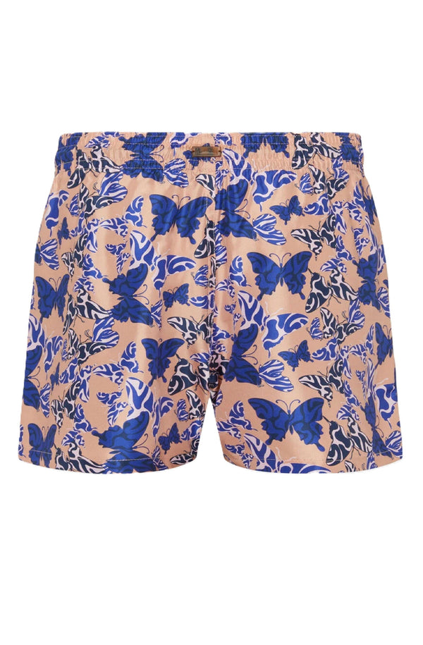 VILEBREQUIN Women Silk Bermuda Shorts Disco Butterfly