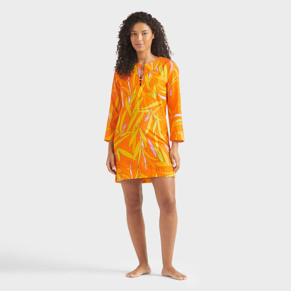 VILEBREQUIN Women Cotton and Silk Kaftan Madrague
