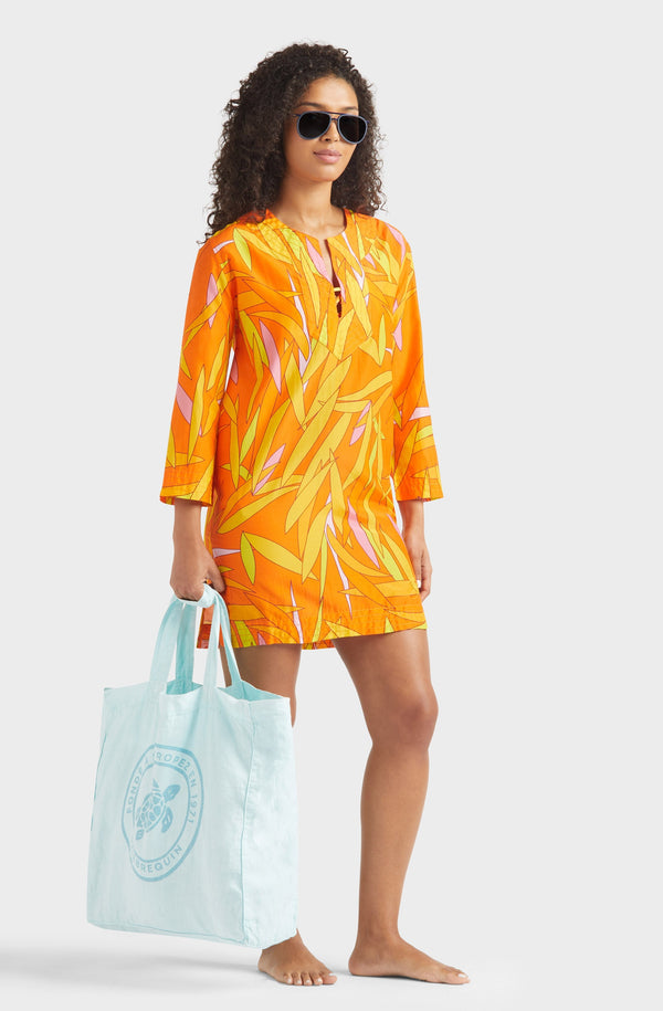VILEBREQUIN Women Cotton and Silk Kaftan Madrague