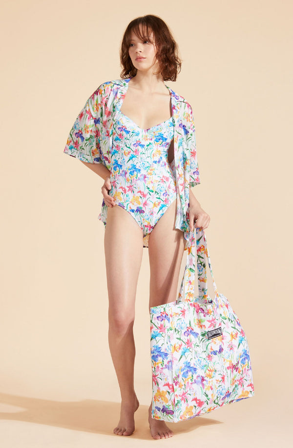 VILEBREQUIN Women Underwire One-Piece Swimsuit Happy Flowers