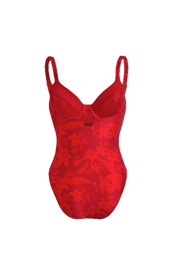 VILEBREQUIN Women Underwire One-Piece Swimsuit Flower Power
