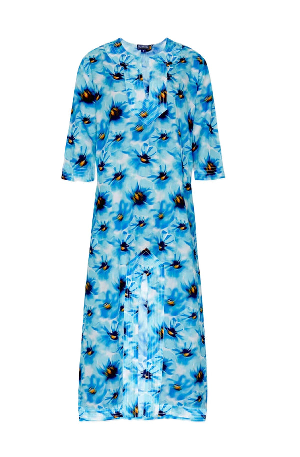 VILEBREQUIN Women Cotton Voile Kaftan Poppies