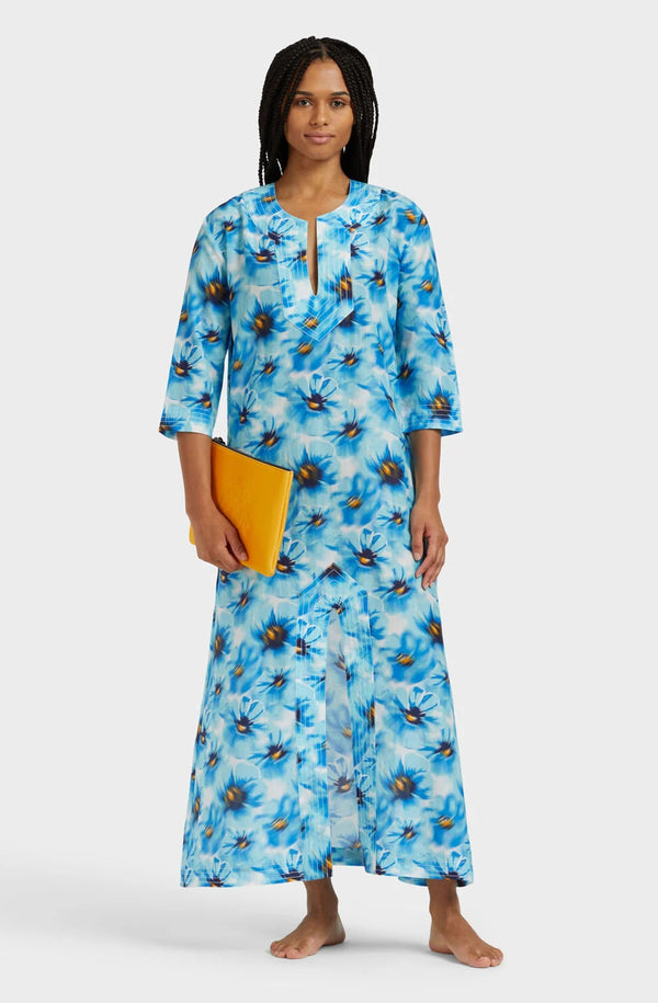 VILEBREQUIN Women Cotton Voile Kaftan Poppies