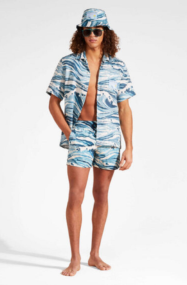 VILEBREQUIN Cotton Bucket Hats Waves - Vilebrequin x Maison Kitsune