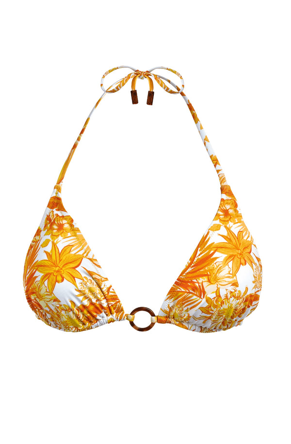 VILEBREQUIN Women Triangle Bikini Top Tahiti Flowers