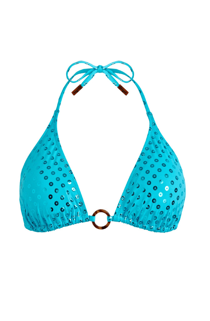 VILEBREQUIN Women Triangle Bikini Top Relief Sparkling