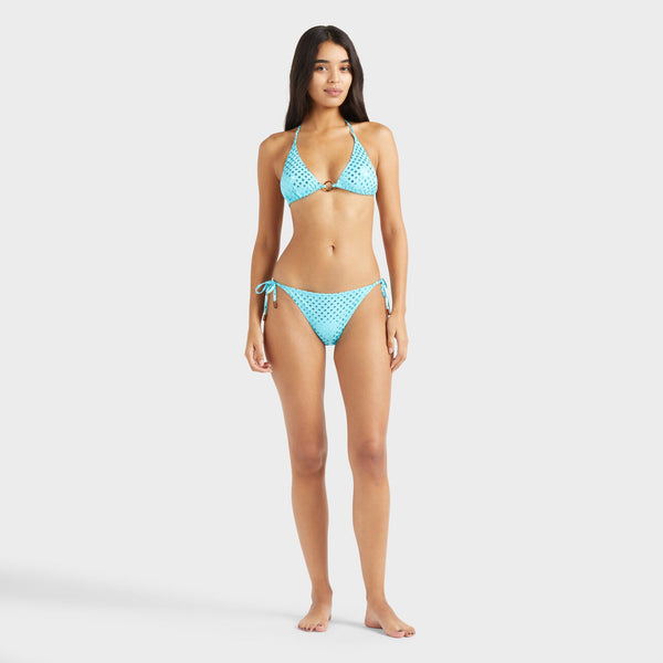 VILEBREQUIN Women Triangle Bikini Top Relief Sparkling