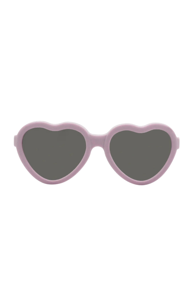 LITTLE SOL Ella Lilac Heart Baby Sunglasses