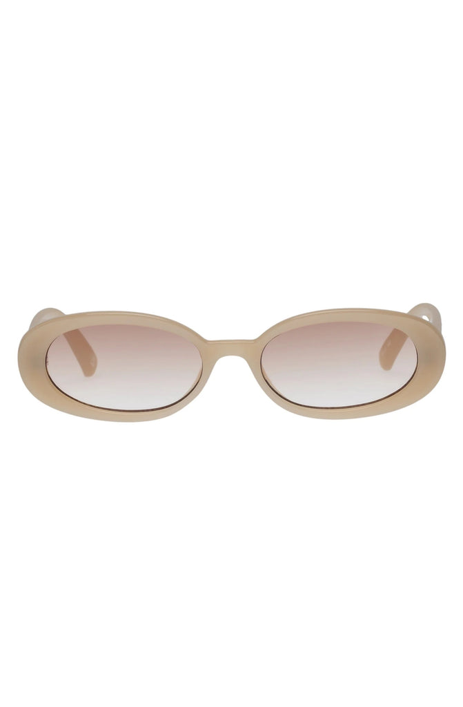 LE SPECS Outta Love Latte Unisex Oval Sunglasses