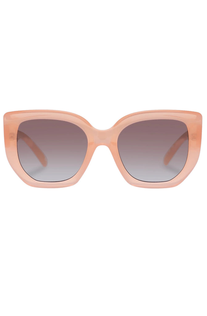 LE SPECS Mimosa Pink Female Square Sunglasses