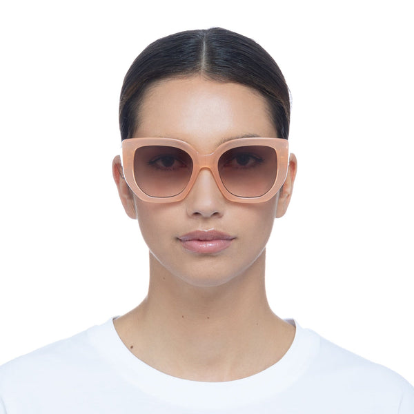 LE SPECS Women Mimosa Pink Square Sunglasses