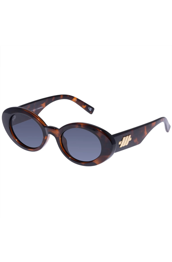 LE SPECS Nouvea Vie Dark Tort female Oval Sunglasses