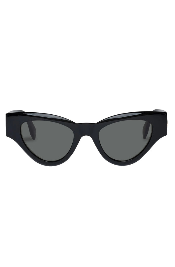 LE SPECS Women Fanplastico Black Cat-Eye Sunglasses