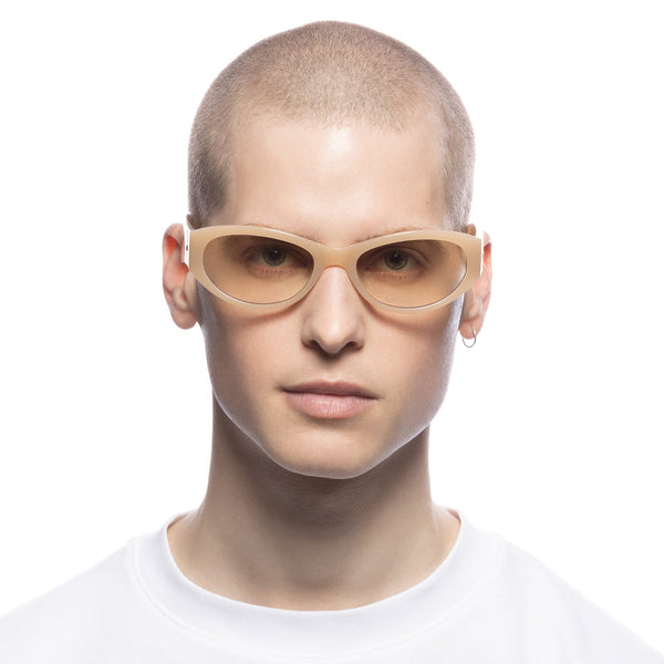 LE SPECS Unisex Polywrap Barley Oval Sunglasses