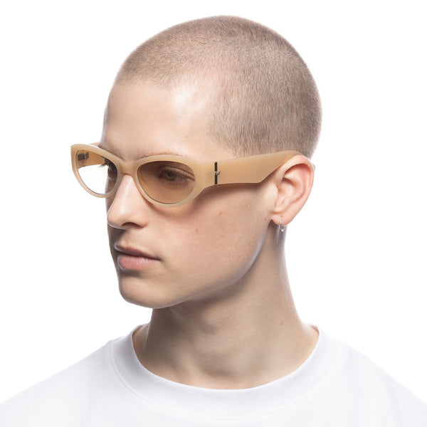 LE SPECS Unisex Polywrap Barley Oval Sunglasses