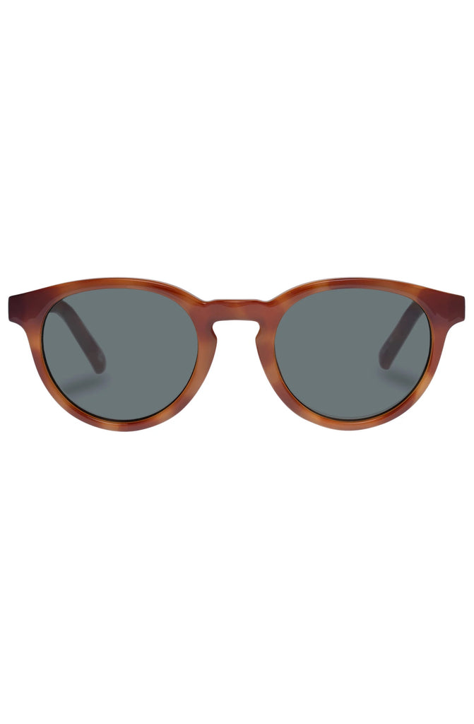 LE SPECS Trashy Vintage Tort Unisex Round Sunglasses