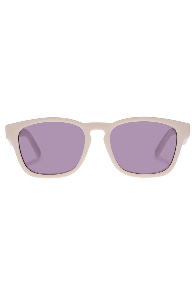 LE SPECS Players Playa Ivory Unisex D-Frame Sunglasses