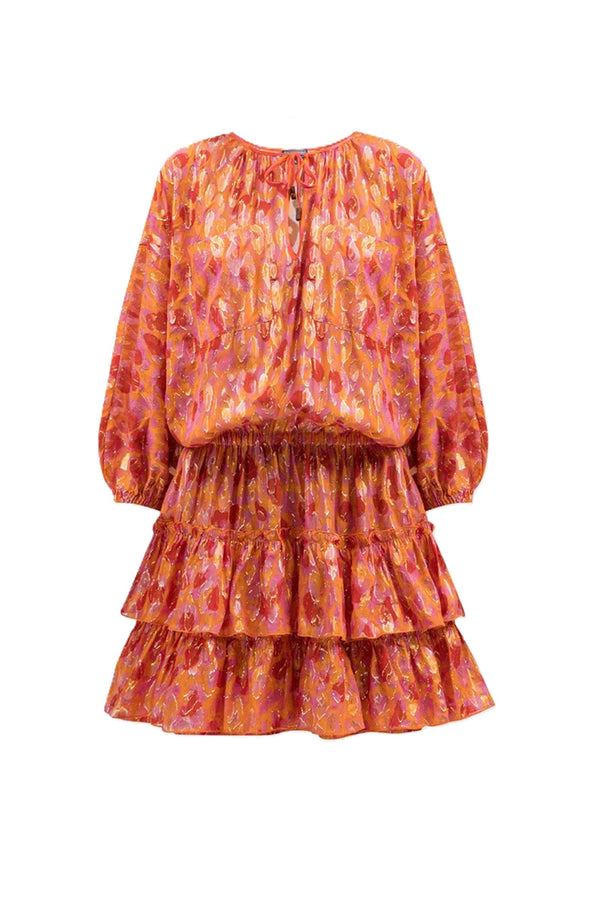 VILEBREQUIN Women Viscose and Silk Dress New Leopard