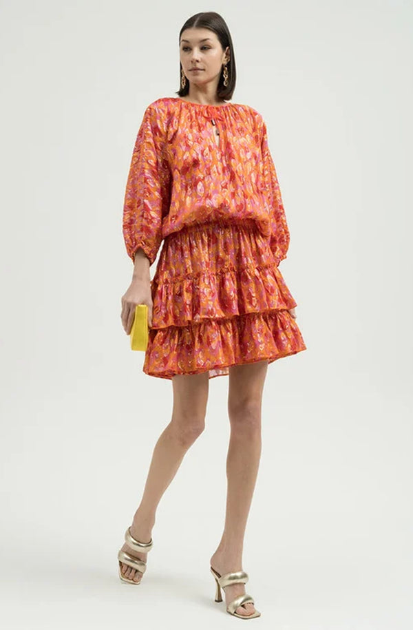 VILEBREQUIN Women Viscose and Silk Dress New Leopard