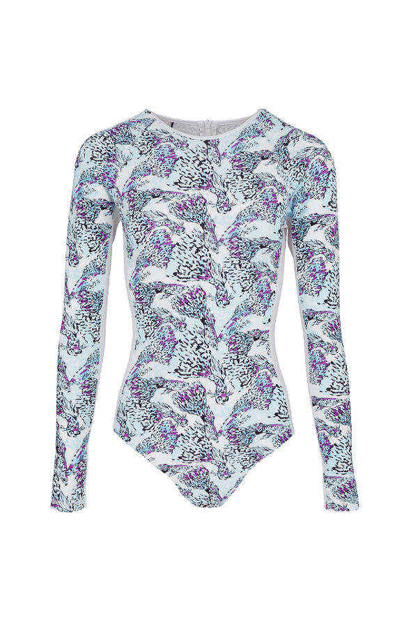 VILEBREQUIN Women UV Protection One-Piece Rashguard Isadora Fish
