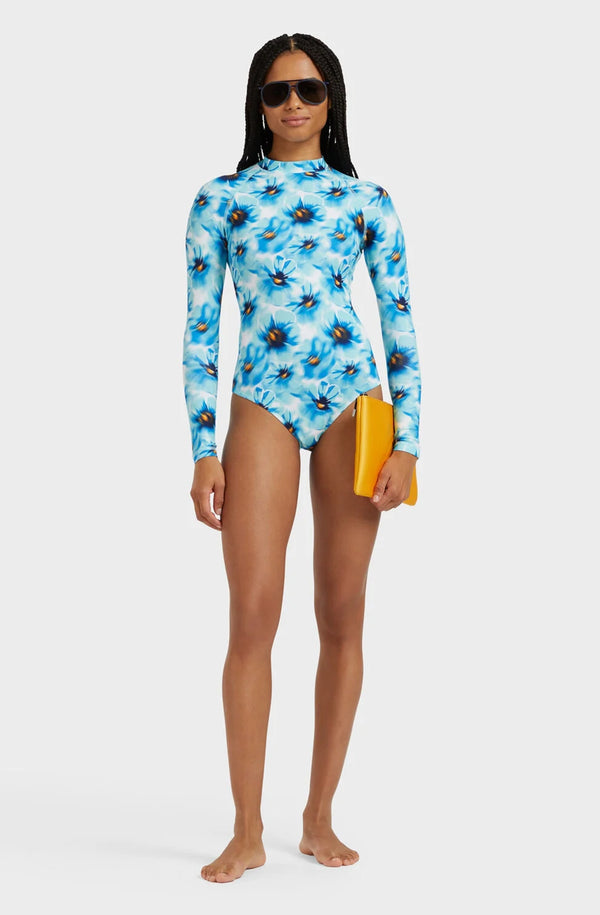 VILEBREQUIN  Women UV Protection One-Piece Rashguard Poppies