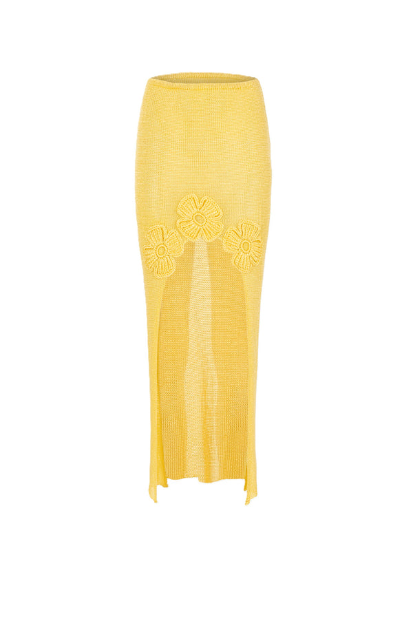 PARAMIDONNA Women Leo Butter Long Skirt