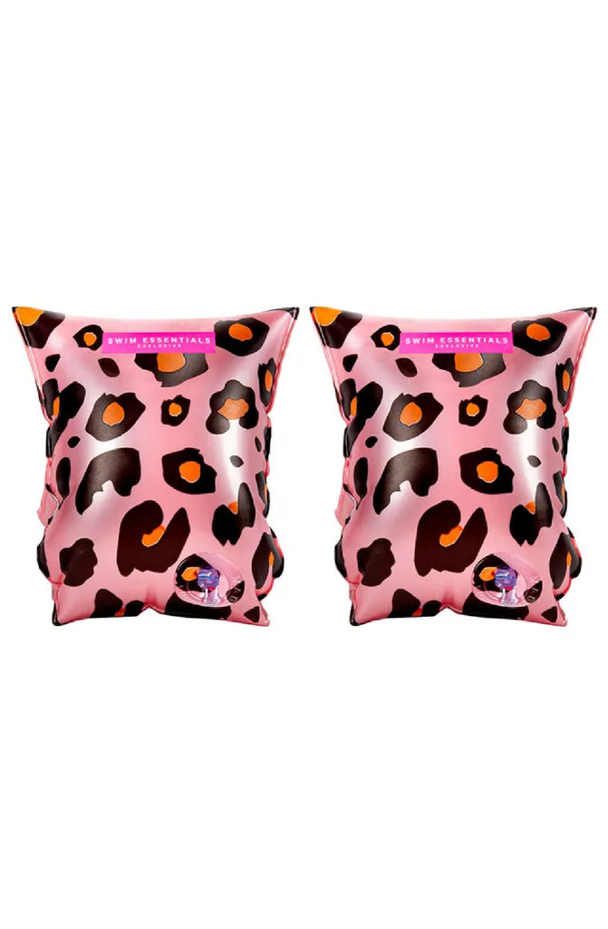 SWIM ESSENTIALS Leopard Inflatable Swimming Armbands 2-6 Years