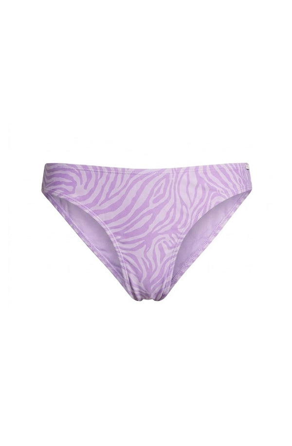 KENDALL & KYLIE Women Lilac Leopard Stretch Bikini Bottom