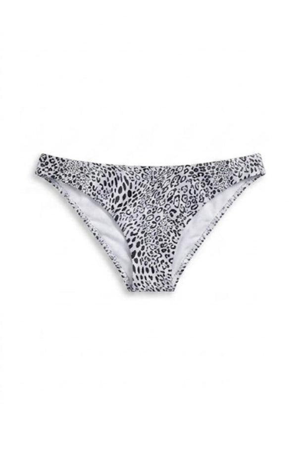 KENDALL & KYLIE Women Liquid Leopard High Waist Bikini Bottom