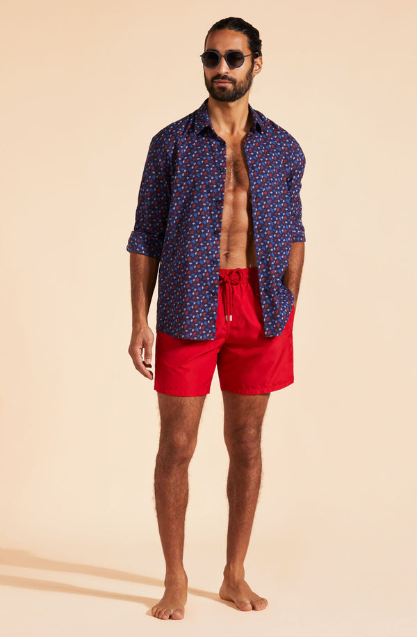 VILEBREQUIN Men Ultra-Light and Packable Swim Shorts Solid