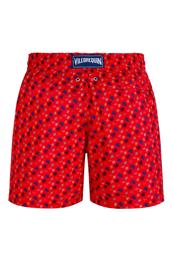 VILEBREQUIN Men Swim Shorts Ultra-Light and Packable Micro Ronde des Tortues