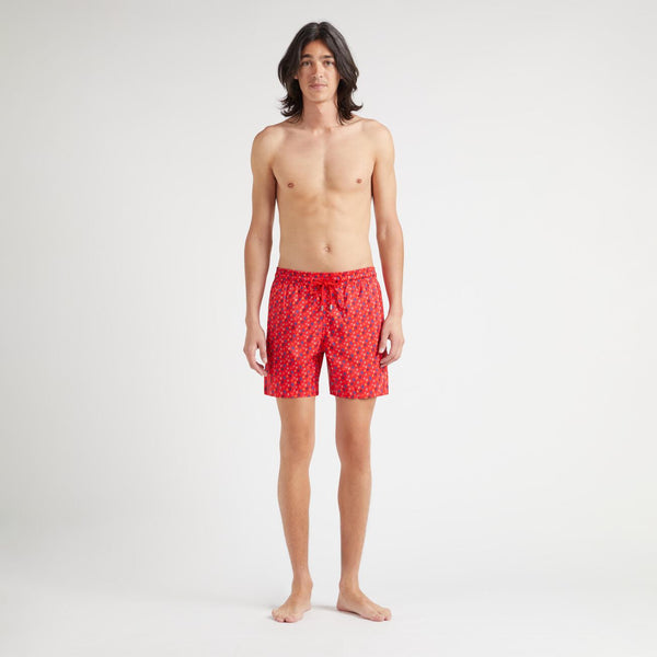 VILEBREQUIN Men Swim Shorts Ultra-Light and Packable Micro Ronde des Tortues
