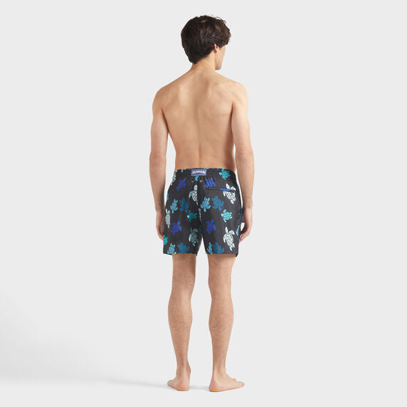 VILEBREQUIN Men Ultra-Light and Packable Swim Shorts Tortues Multicolores