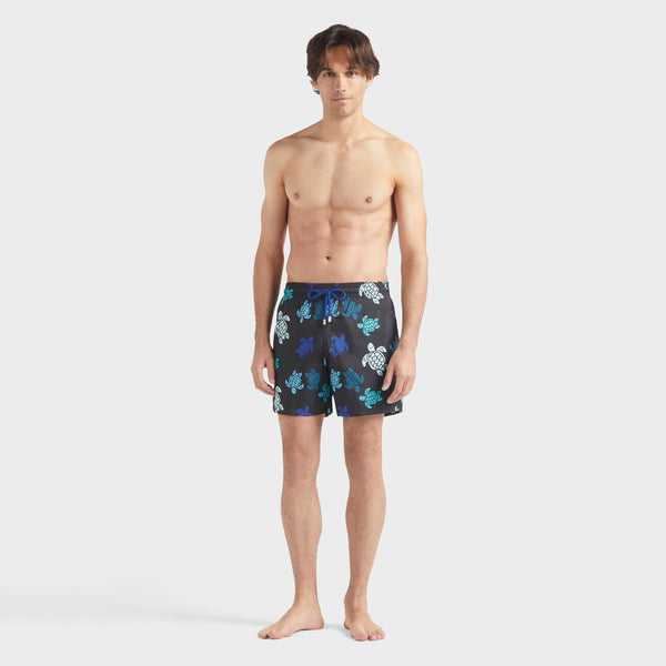 VILEBREQUIN Men Ultra-Light and Packable Swim Shorts Tortues Multicolores