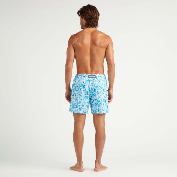VILEBREQUIN Men Swim Shorts Ultra-Light and Packable Iced Turtles