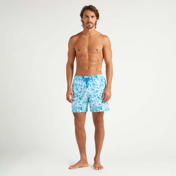 VILEBREQUIN Men Swim Shorts Ultra-Light and Packable Iced Turtles