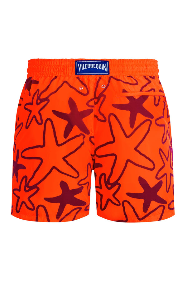VILEBREQUIN Men Swim Shorts Ultra-Light and Packable Flocked Starlettes